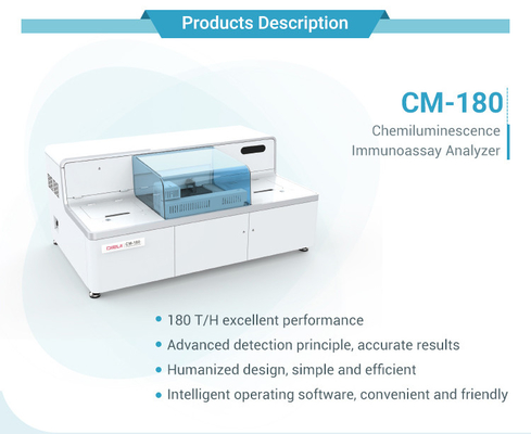 CM180 Automatische Immunoassay van de klinische Chemieanalysator 200kg