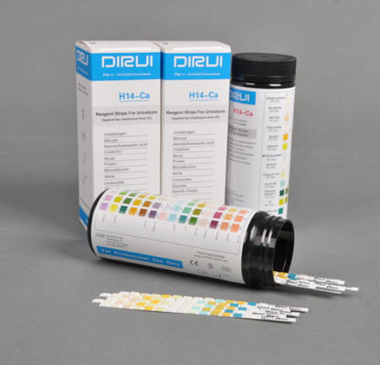 Stroken van de de Urinetest van de kliniek de Medische Parameter 14 Stroken van de Parametersreagens