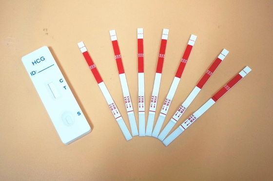 De Uitrustingshcg Zwangerschap van de cassette Snelle Diagnostische test Nauwkeurig voor Huis het Zelf Testen