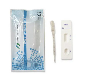 Één Test Kit Rapid Diagnostic van het Stapspeeksel 4.0mm Hiv bepaalt Test