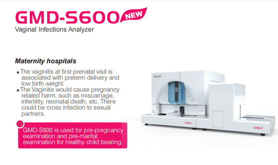 GMD-S600 Ce Autovaginal infections analyzer van Gynaecologiemedische apparaten