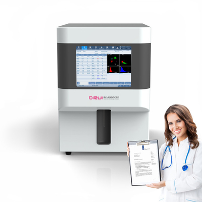 Dirui 5 Deel Geautomatiseerde Hematologieanalysator BF-6900 CRP-Hematologiemachine